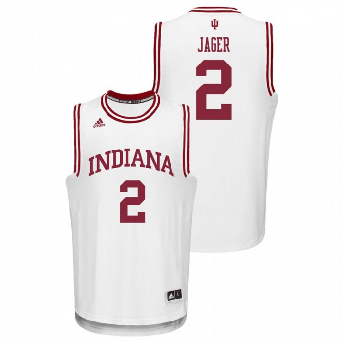 Indiana Hoosiers College Basketball White Johnny Jager Replica Jersey For Men