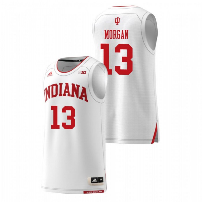 Indiana Hoosiers College Basketball White Juwan Morgan Replica Jersey For Men