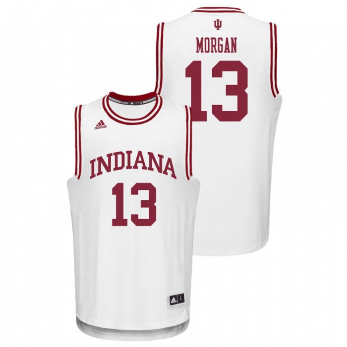 Indiana Hoosiers College Basketball White Juwan Morgan Replica Jersey For Men