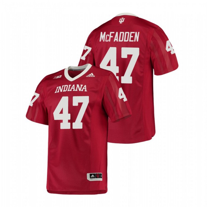 Micah McFadden Indiana Hoosiers College Football Game Crimson Jersey For Men