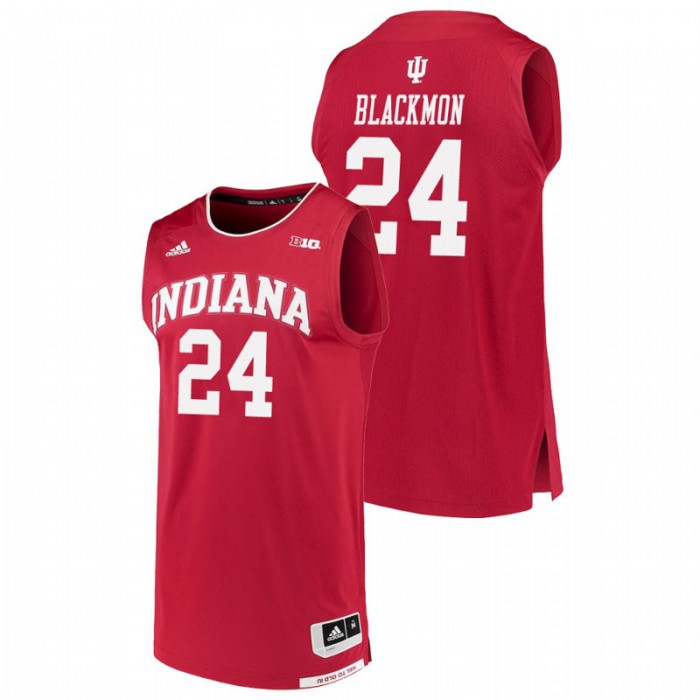 Indiana Hoosiers College Basketball Crimson Vijay Blackmon Replica Jersey For Men