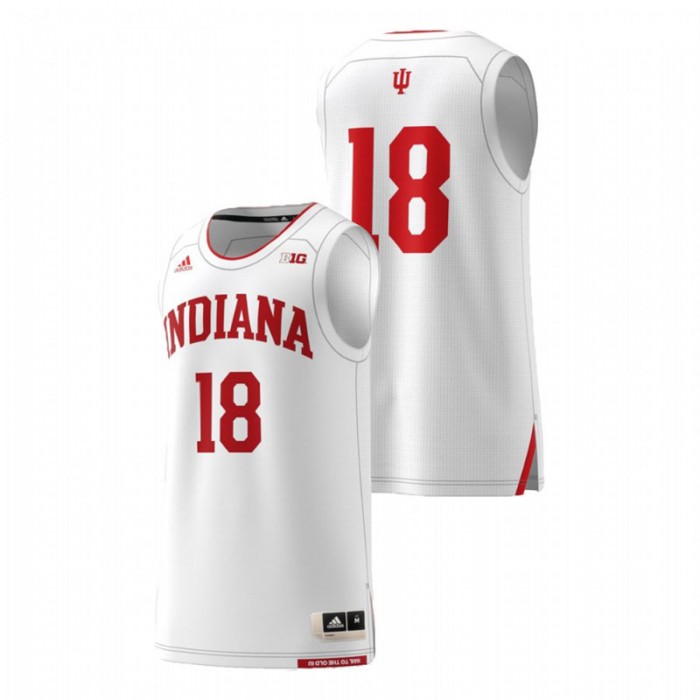 Indiana Hoosiers Adidas Replica White College Basketball Swingman Jersey