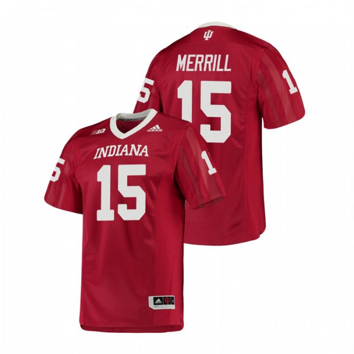 Zack Merrill Indiana Hoosiers College Football Game Crimson Jersey For Men