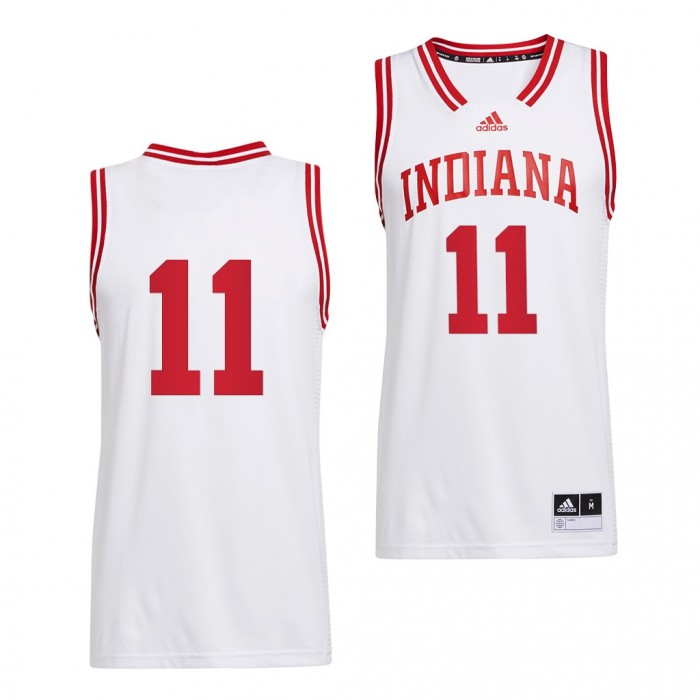 Indiana Hoosiers Yogi Ferrell #11 White Reverse Retro Uniform Alumni Basketball Jersey