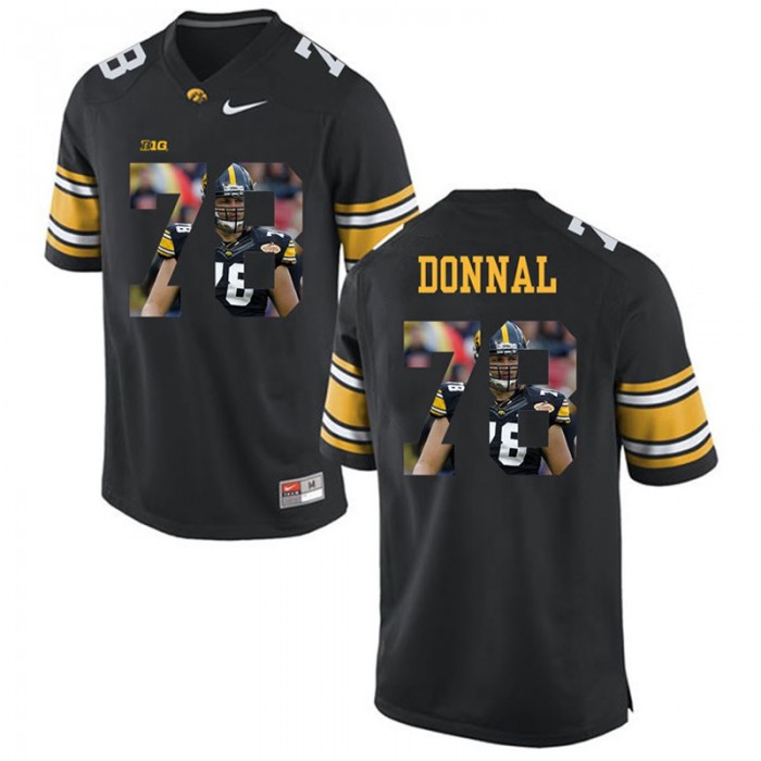 Male Andrew Donnal Iowa Hawkeyes Black College Football Limited Player Painting Jersey
