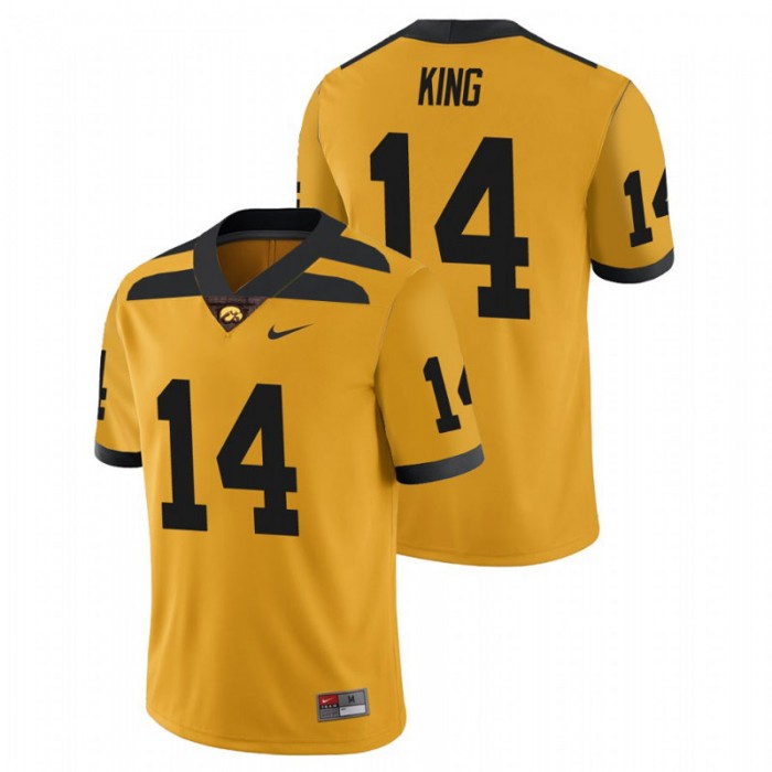 Desmond King Iowa Hawkeyes College Football Alternate Game Gold Jersey For Men