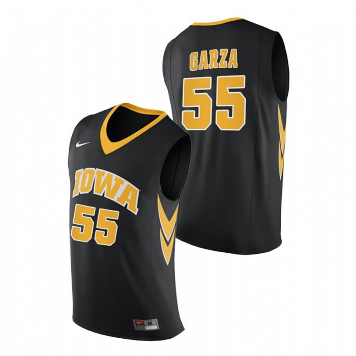 Iowa Hawkeyes Replica Luka Garza College Basketball Jersey Black Men