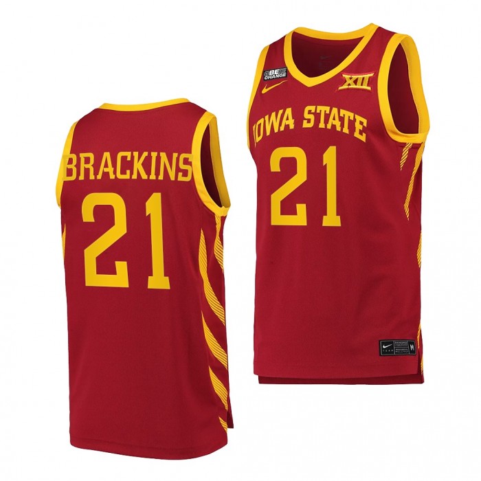 Craig Brackins Jersey Iowa State Cyclones College Basketball NBA Alumni Jersey-Cardinal