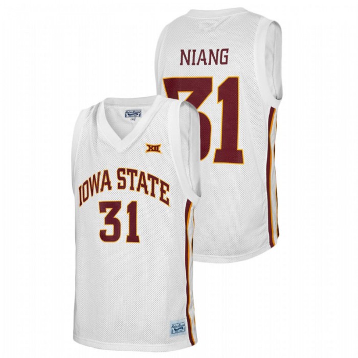 Iowa State Cyclones Georges Niang Jersey College Baketball White Alumni For Men