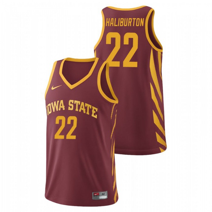 Iowa State Cyclones College Basketball Cardinal Tyrese Haliburton Replica Jersey For Men