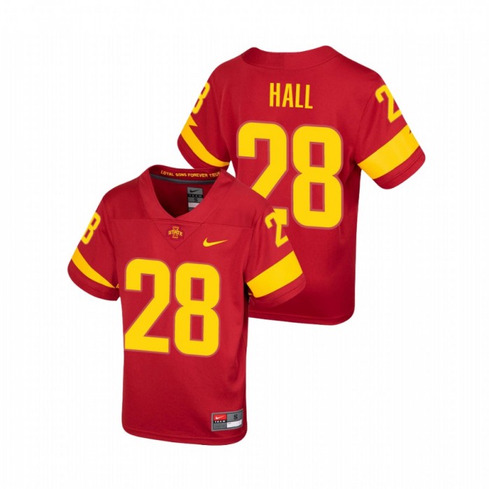Iowa State Cyclones Breece Hall Untouchable Football Jersey Youth Cardinal