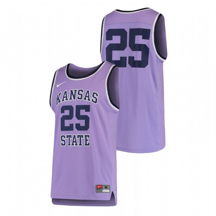 Men's Kansas State Wildcats Purple Replica College Basketball Jersey