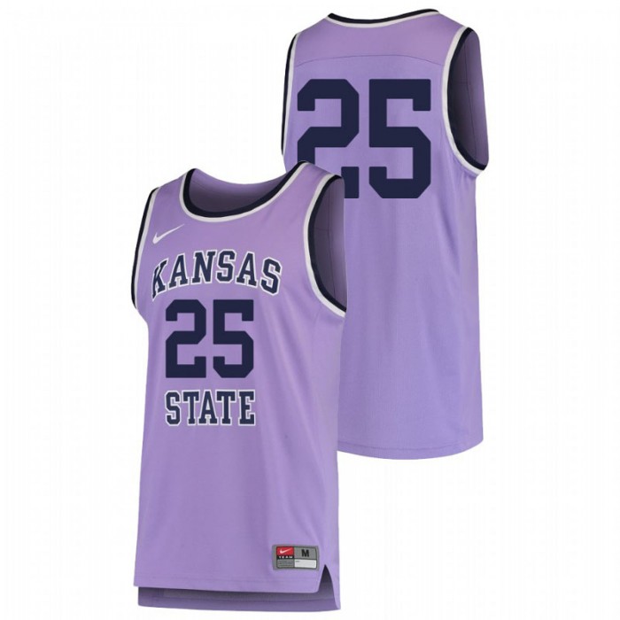 Kansas State Wildcats College Basketball Purple Replica Jersey