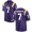 LSU Tigers #7 Leonard Fournette Purple Football For Men Jersey