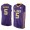 LSU Tigers #5 Kieran Hayward Purple College Basketball Jersey