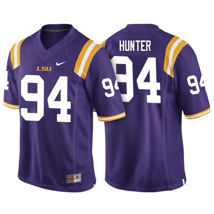 Male Danielle Hunter LSU Tigers Purple College Footbal Alumni NFL Player Jersey