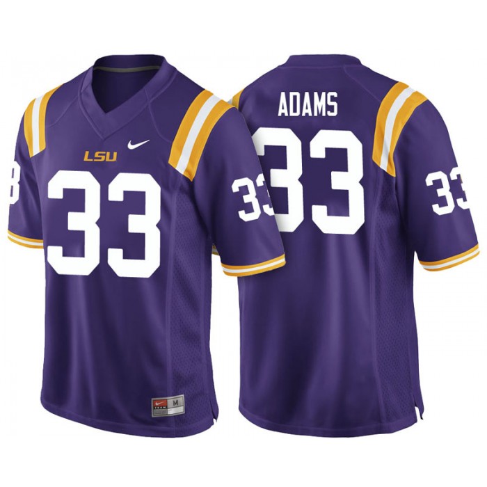 Male Jamal Adams LSU Tigers Purple College Footbal Alumni NFL Player Jersey