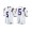 #5 Male LSU Tigers White College Football Game Performance Jersey