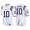 Male Russell Shepard LSU Tigers White College Footbal Alumni NFL Player Jersey