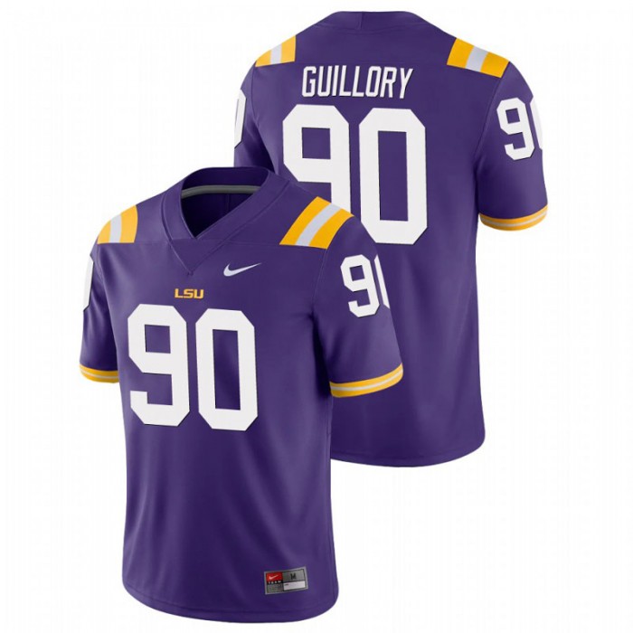 Jacobian Guillory LSU Tigers Game Purple College Football Jersey