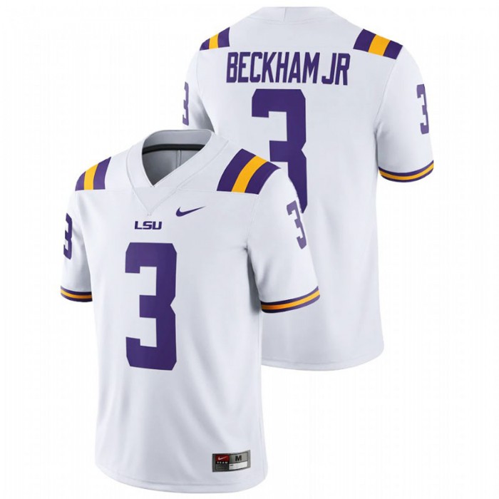 LSU Tigers Odell Beckham Jr. Game College Football Jersey For Men White