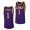 Xavier Pinson #1 LSU Tigers College Basketball Jersey 2022 Purple