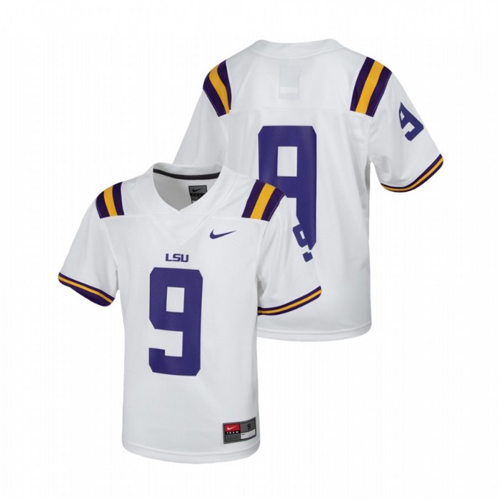 Youth LSU Tigers White Untouchable Football Jersey