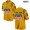 Youth LSU Tigers #00 Gold College Football Custom Limited Jersey US Flag Fashion