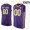 Youth LSU Tigers Purple Authentic Name And Number Customized Basketball Jersey