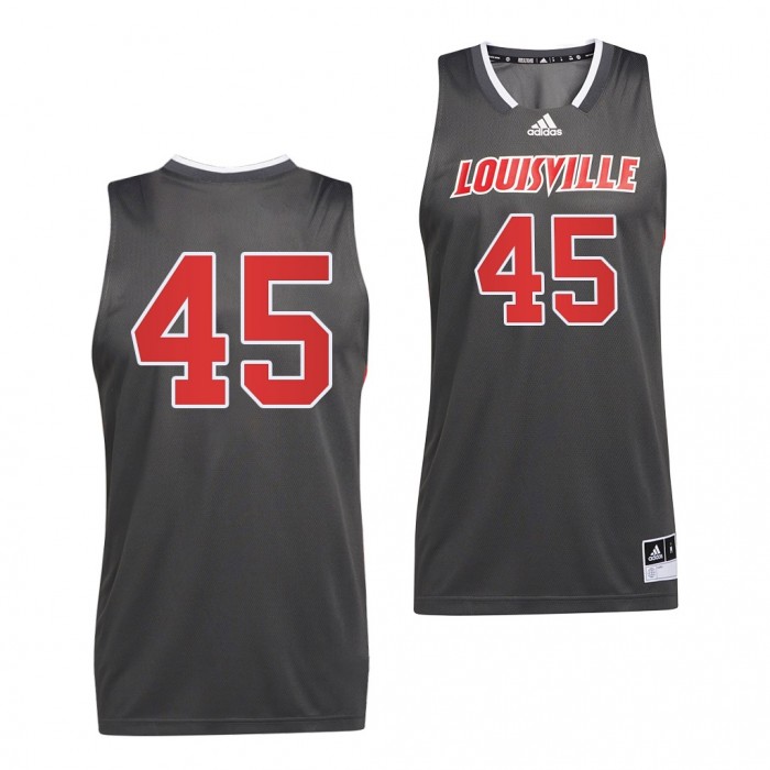 Donovan Mitchell #45 Louisville Cardinals Reverse Retro Alumni Basketball Grey Jersey