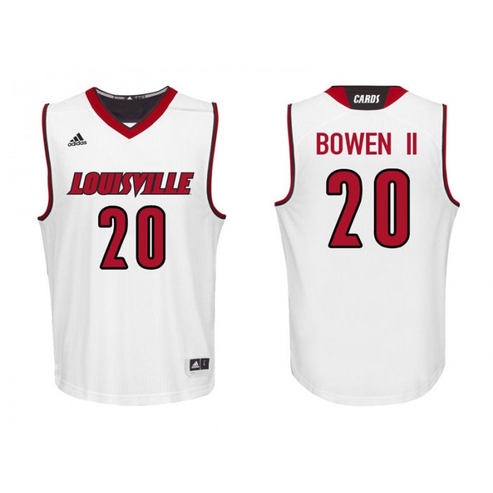 Brian Bowen II White College Basketball Louisville Cardinals Jersey