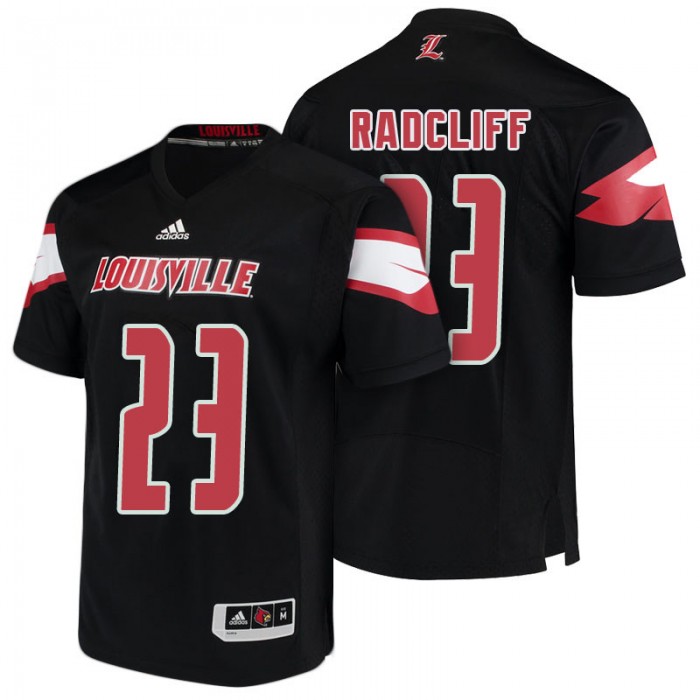 Male Brandon Radcliff Louisville Cardinals Black 2018 Season College Football Player Jersey