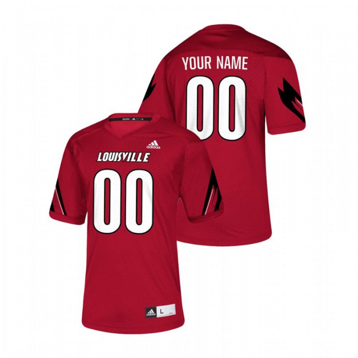 Custom For Men Louisville Cardinals Red College Football Jersey