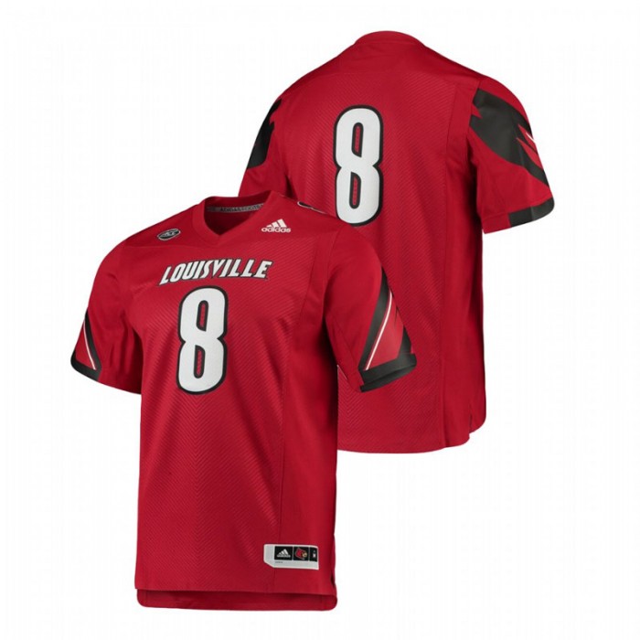 Men's Louisville Cardinals Red Premier Football Jersey