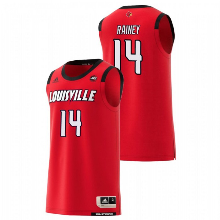 Louisville Cardinals College Basketball Red Will Rainey Replica Jersey For Men