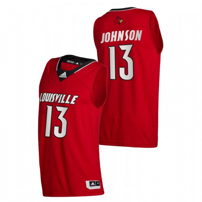Louisville Cardinals College Basketball David Johnson Swingman Jersey Red Men