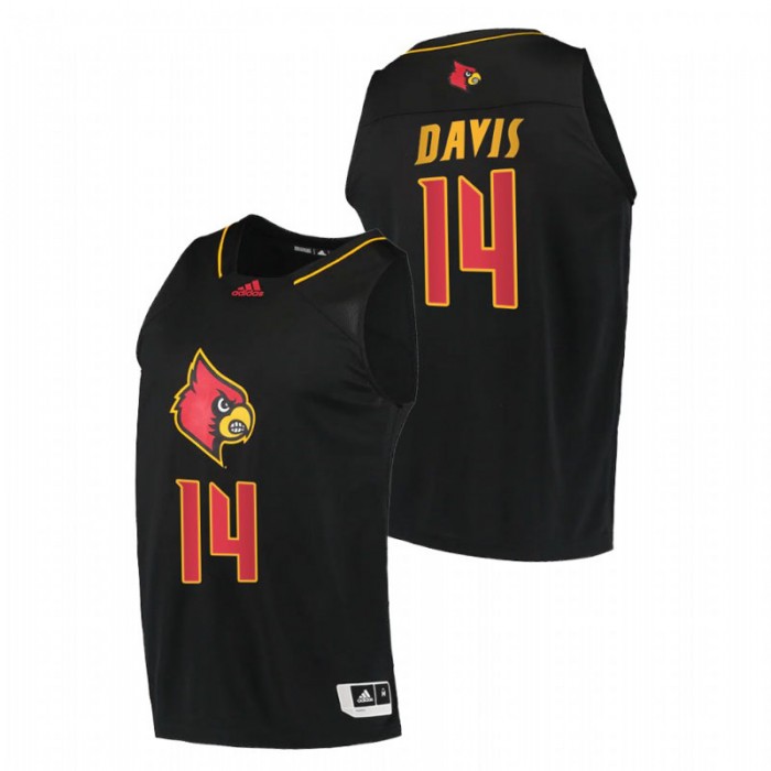 Louisville Cardinals Alternate Dre Davis College Basketball Jersey Black Men