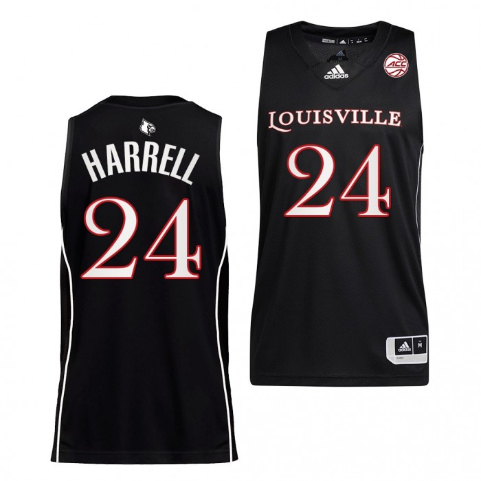Louisville Cardinals Montrezl Harrell #24 Black College Basketball Uniform Alumni Jersey