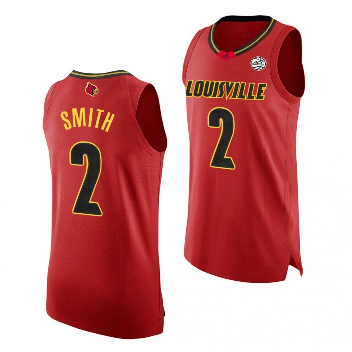 Russ Smith Jersey Louisville Cardinals Retired Number Authentic Basketball Jersey-Red