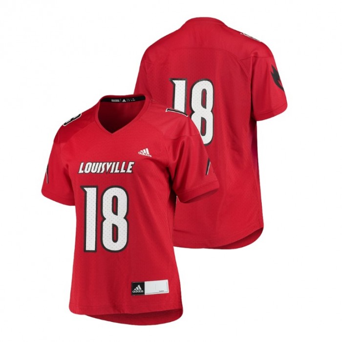 Women's Louisville Cardinals Red College Football Replica Jersey