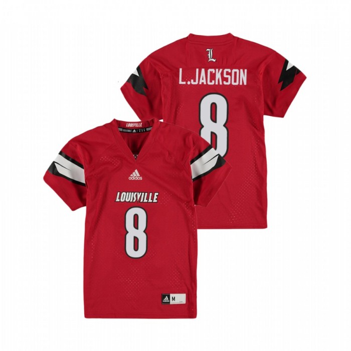 Lamar Jackson Louisville Cardinals College Football Red Jersey