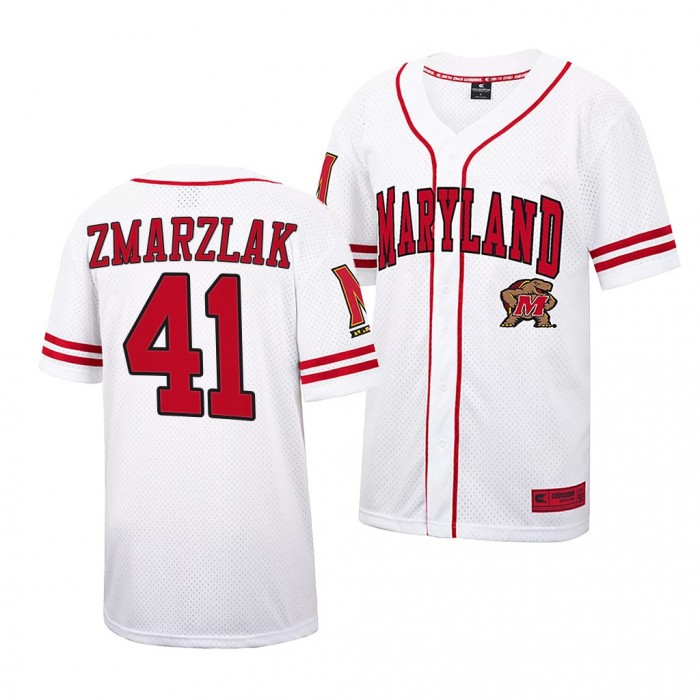 Bobby Zmarzlak Maryland Terrapins 2022 College Baseball Men Jersey-White