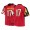 #17 Male Maryland Terrapins Red College Football Performance Jersey