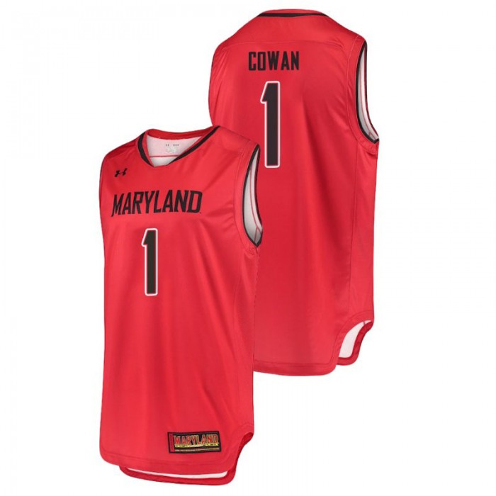 Maryland Terrapins College Basketball Red Anthony Cowan Replica Jersey