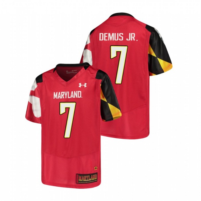 Maryland Terrapins Dontay Demus Jr. Replica Football Jersey Youth Red
