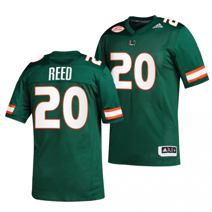 2001 Miami Hurricanes Ed Reed The Greatest College Football Team Jersey Green