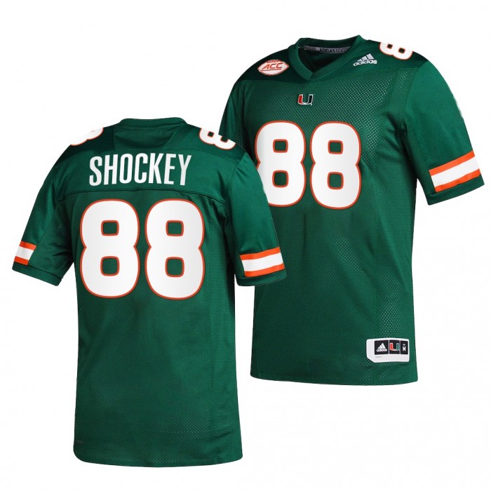 2001 Miami Hurricanes Jeremy Shockey The Greatest College Football Team Jersey Green
