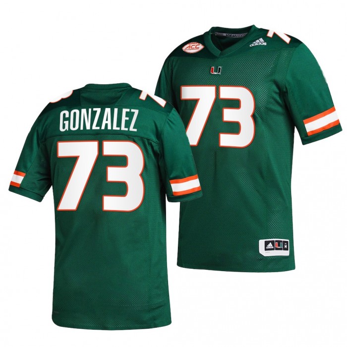 2001 Miami Hurricanes Joaquin Gonzalez The Greatest College Football Team Jersey Green