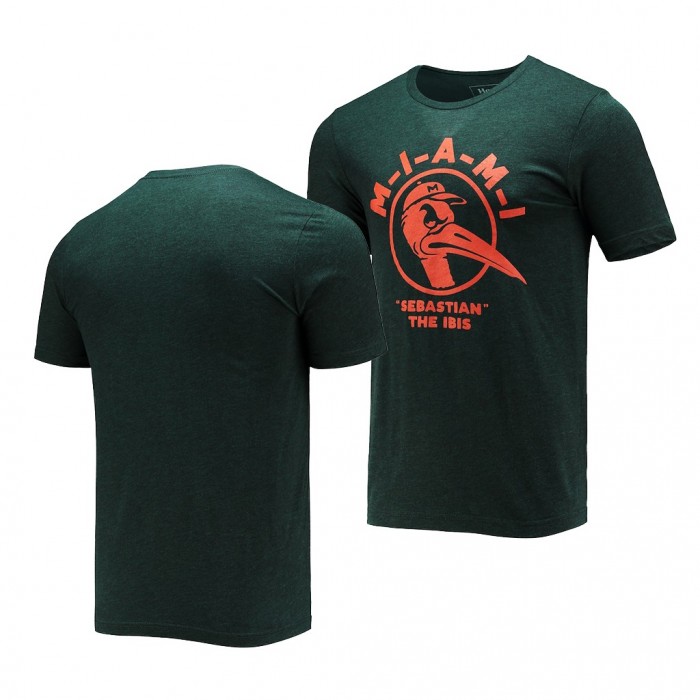 Miami Hurricanes Homefield T-Shirt Green Unisex
