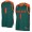 Male Miami Hurricanes Green March Madness Basketball Tank Top Jersey